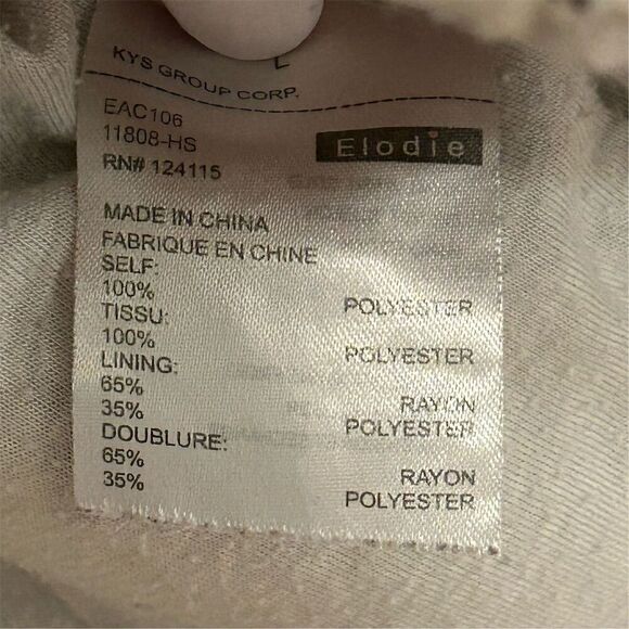 Elodie Women's Gray Sherpa Fleece 1/4 Zip Pullover Jacket L - Picture 10 of 14